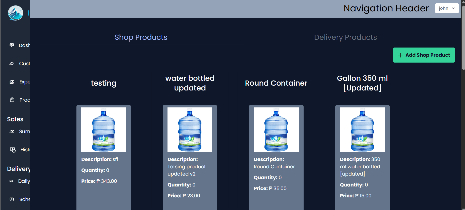 Water Refilling Management System